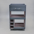 Premium Grey Single Drawer Bar Trolley