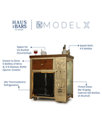 Model X Regal Wood & Metal Bar