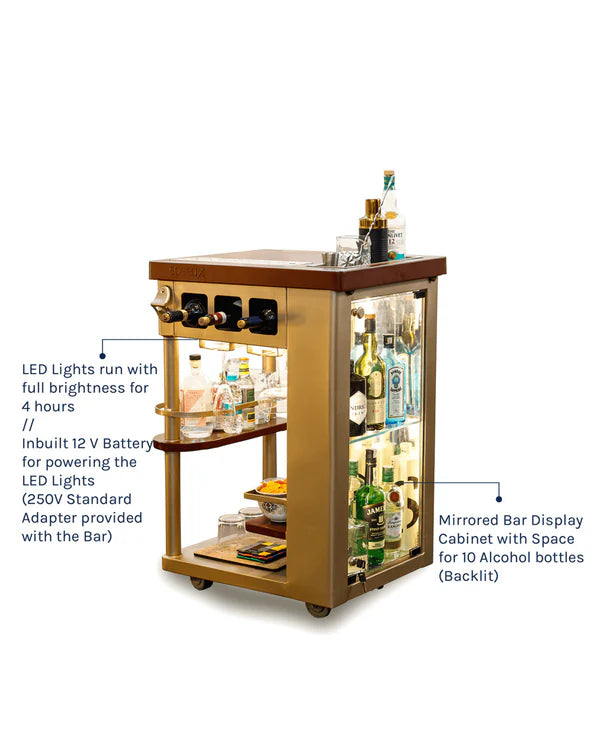 Model Y Monarch Gold Bar Cart