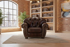 One Seater Colonial Chesterfield Sofa