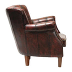Lancaster Leather Chair Red