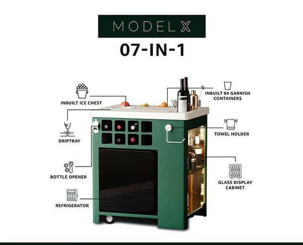 Model X Jade Green Finish Bar