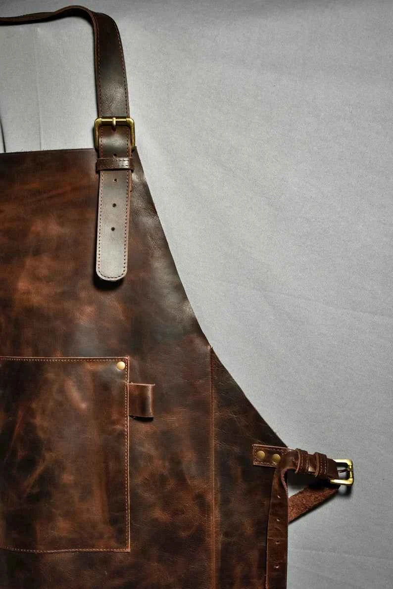Personalized Leather Apron for Men & Women