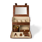 Picnic Bar – Tan Leather Portable Bar