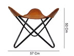Butterfly Leather Stools