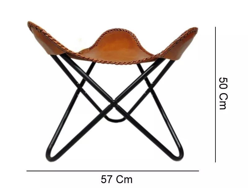 Butterfly Leather Stools